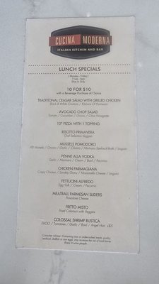 Menu photo 1 Cucina Moderna Miramar, FL