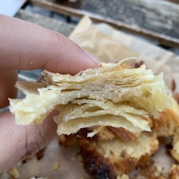 Lodge Bread - Raw dough inside almond croissant - Bakeries Near Me - Los Angeles, California
