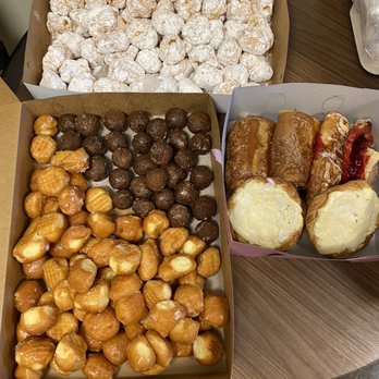 Donut Queen - assortment of donut holes, danishes, croissant, fritters, pastry puffs - Donuts Near Me - Vacaville, California