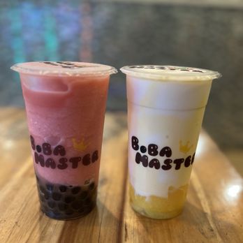 Boba Master - Strawberry Rose Slushie w/ Boba & Coconut Smoothie w/ Egg Pudding & Creme Brulee - Bubble Tea Near Me - Santa Clarita, California Boba Master - Strawberry Rose Slushie w/ Boba & Coconut Smoothie w/ Egg Pudding & Creme Brulee - Bubble Tea Near Me - Santa Clarita, California