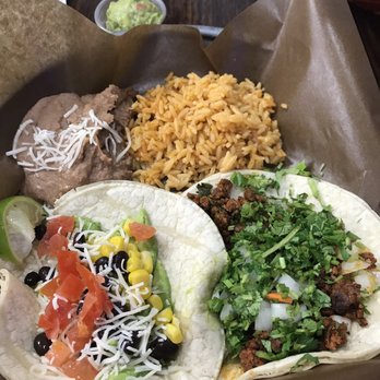 Taco Shop - Two taco platter - avocado with corn & chorizo with cilantro & onion - Tacos Near Me - Palatine, Illinois Taco Shop - Two taco platter - avocado with corn & chorizo with cilantro & onion - Tacos Near Me - Palatine, Illinois