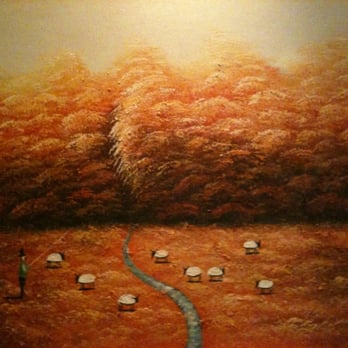 Warm Spring Spa - The beautiful panting on the wall. - Massage Near Me - Fremont, California