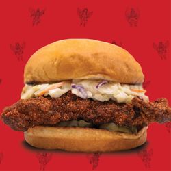 Wing Zone Hot Chicken & Wings - Available in four levels of heat, this sandwich offers a tantalizing combination of heat and flavor that will satisfy your taste buds.