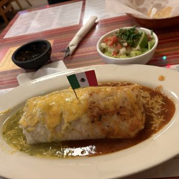 Los Chaparros Mexican Restaurant - LC Fiesta Burrito wet - Tex-Mex Near Me - Honolulu, Hawaii