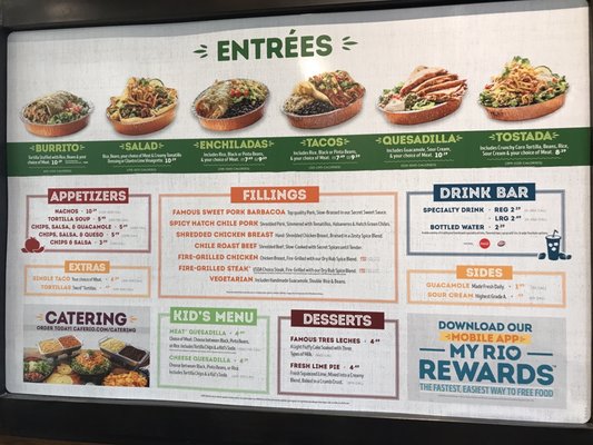 Menu photo 2 Cafe Rio Fresh Modern Mexican Castle Rock, CO Menu photo 2 Cafe Rio Fresh Modern Mexican Castle Rock, CO