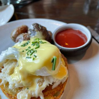 Goldfinch Tavern - crab egg benedict - Seafood Near Me - Seattle, Washington