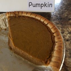 The Pie Guys Bakery & Cafe - Remaining delicious pumpkin pie! Forgot to take photos of their scallop potato and ham, chicken and beef pie, which were also tasty.