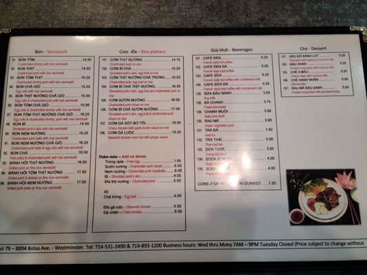Menu photo 1 Pho 79 Westminster, CA Menu photo 1 Pho 79 Westminster, CA