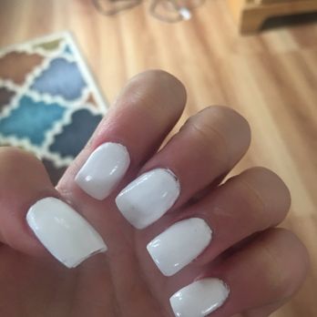Great Wave Nails - this is my left hand - Nail Salons Near Me - Manahawkin, New Jersey