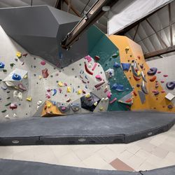 Valley Rock Gym - One of the rock walls upstairs