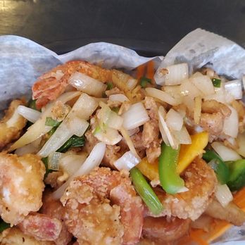 Som-Tum Thai - Salt n pepper shrimp and squid - Thai Near Me - Murfreesboro, Tennessee Som-Tum Thai - Salt n pepper shrimp and squid - Thai Near Me - Murfreesboro, Tennessee