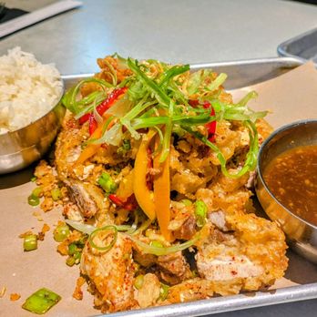 CHIKO - Orange-ish chicken (way bigger than it looks!) - Asian Fusion Near Me - Encinitas, California
