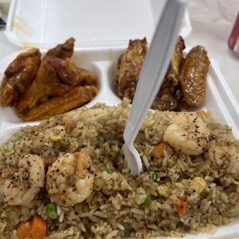 Boba Mi - 10 wings and shrimp fried rice combo - Vietnamese Near Me - McDonough, Georgia