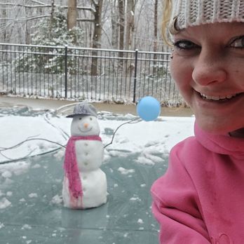 Nicole The Pool Girl - I build a snowman on my pool cover! When installed correctly, anything is possible. - Pool & Hot Tub Service Near Me Nicole The Pool Girl - I build a snowman on my pool cover! When installed correctly, anything is possible. - Pool & Hot Tub Service Near Me