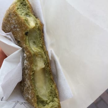 Cafe Dulce - Inside the green tea donut - Coffee & Tea Near Me - Los Angeles, California