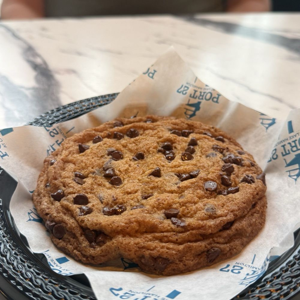 Port 27 - Chocolate chip cookie (warm) - Burgers Near Me - Haines City, Florida