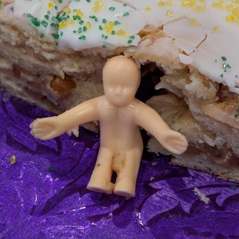Melissa’s Custom Cakes - The baby from inside the king cake. - Bakeries Near Me - Blairsville, Georgia Melissa’s Custom Cakes - The baby from inside the king cake. - Bakeries Near Me - Blairsville, Georgia