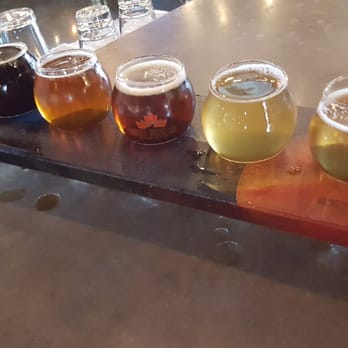 Coulee Brew Co - The beer flight - Breweries Near Me - Lethbridge, Alberta