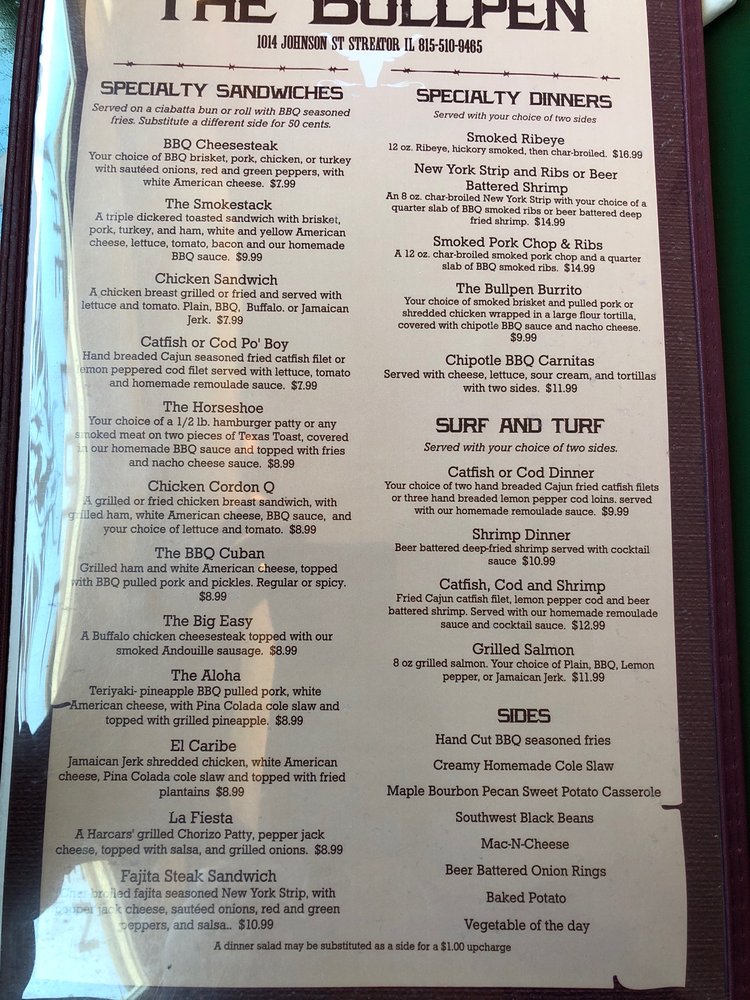 THE BULLPEN 24 Photos & 25 Reviews 1014 Johnson St, Streator