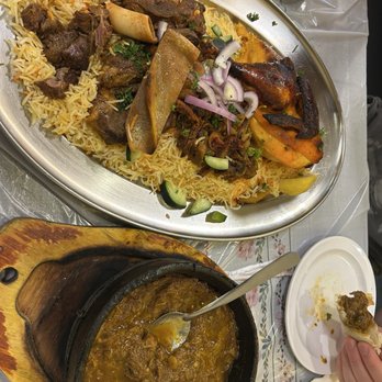 Yemen Cafe & Restaurant - 47. Yemen Cafe Platter For 2 - Coffee & Tea Near Me - Richmond, California Yemen Cafe & Restaurant - 47. Yemen Cafe Platter For 2 - Coffee & Tea Near Me - Richmond, California