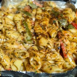 Dreamy Carribean Flavor - This is one pasta portion