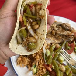 Vallarta Shore Excursions - Our authentic Mexican lunch (Napales salad was too slimy for my liking)