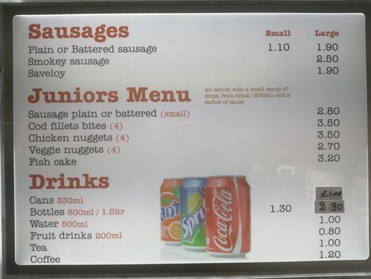 Menu photo 4 Westfriers Fish & Chips Milton Keynes, MIK