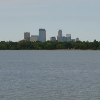 Bde Maka Ska Park - View of Mpls. skyline - Parks Near Me - Minneapolis, Minnesota