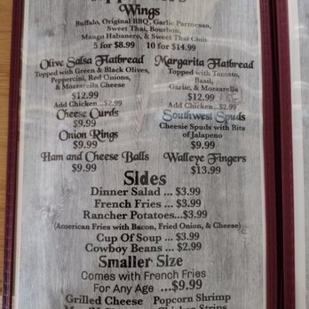 Ole's Bar & Grill - Menu page 2 - Wraps Near Me - Walker, Minnesota