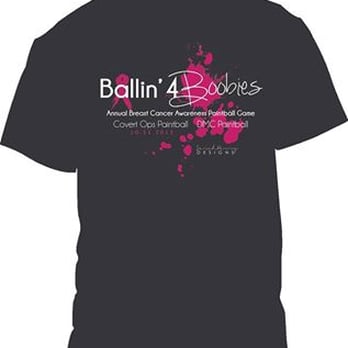 DMC Paintball - 2015 Ballin' for Boobies Tee shirt - Paintball Near Me - Colorado Springs, Colorado DMC Paintball - 2015 Ballin' for Boobies Tee shirt - Paintball Near Me - Colorado Springs, Colorado