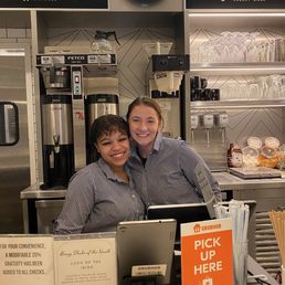 Ariana and Nicole at the Asbury Lanes Diner! Excellent service and fun delicious food!