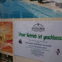 Schalber - Geschlossen bis einschließlich 14. Dezember