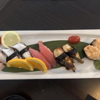 Takara Sushi Grill & Bar - Nigiri sushi- yellowtail, Hamachi octopus Taco tuna,Maguro Unagi eel , scallop - Sushi Bars Near Me - Lutz, Florida Takara Sushi Grill & Bar - Nigiri sushi- yellowtail, Hamachi octopus Taco tuna,Maguro Unagi eel , scallop - Sushi Bars Near Me - Lutz, Florida
