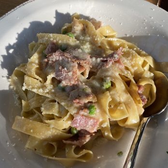 Wood Stack Pizza Kitchen - Metuchen - Tagliatelle with pancetta - Pizza Near Me - Metuchen, New Jersey