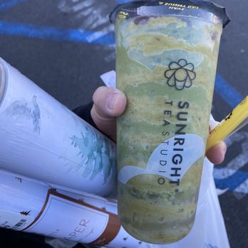 Sunright Tea Studio - Red bean matcha frosted - the best! - Bubble Tea Near Me - Long Beach, California Sunright Tea Studio - Red bean matcha frosted - the best! - Bubble Tea Near Me - Long Beach, California