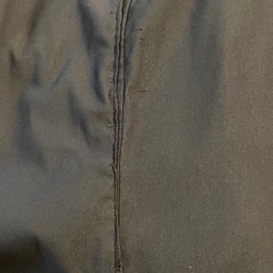 Turkan Tailor Shop - Another example of the bad quality crooked stitches from her opinion of "bad quality fabric".