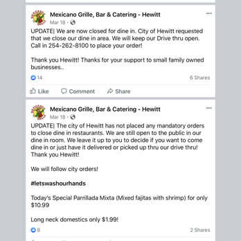 Mexicano Grille - Tex-Mex Near Me - Hewitt, Texas