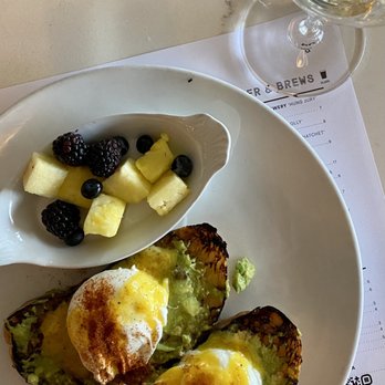 Sixty Vines - Avocado Eggs Benedict - Wine Bars Near Me - Houston, Texas Sixty Vines - Avocado Eggs Benedict - Wine Bars Near Me - Houston, Texas