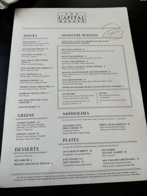 Menu photo 3 The Capital Burger Coral Gables, FL Menu photo 3 The Capital Burger Coral Gables, FL
