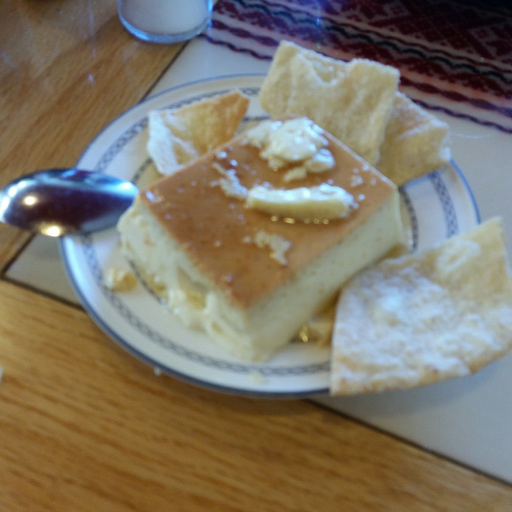 The flan here rocks.