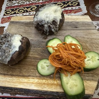Soba - Stuffed mushrooms were excellent! - Modern European Near Me - Fairbanks, Alaska Soba - Stuffed mushrooms were excellent! - Modern European Near Me - Fairbanks, Alaska