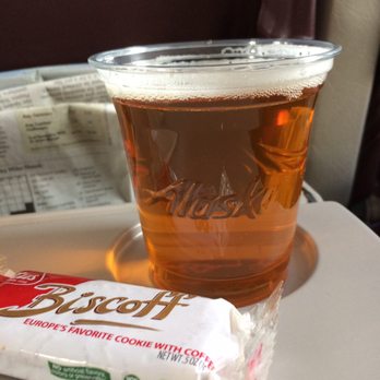 Alaska Airlines - Free beer and great little biscuit cookies. - Airlines Near Me - Seattle, Washington Alaska Airlines - Free beer and great little biscuit cookies. - Airlines Near Me - Seattle, Washington
