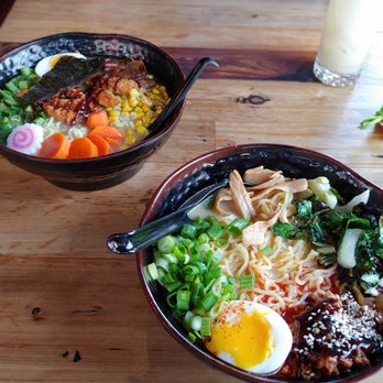 Sosoba - Left: Katsu Ramen, Right: Tantanmen - Ramen Near Me - Flagstaff, Arizona