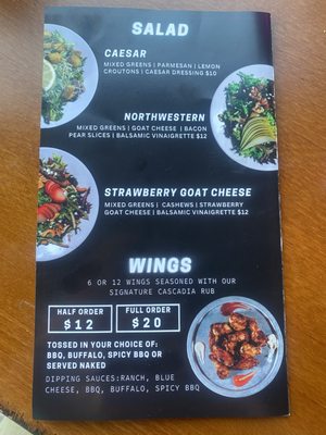 Menu photo 1 Cascadia Pizza Rathdrum, ID