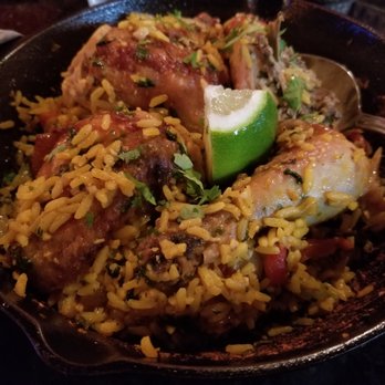 E B Latin Bistro - ARROZ CON POLLO - Big Flavors and Piping Hot...Yum! - Cuban Near Me - Plano, Texas