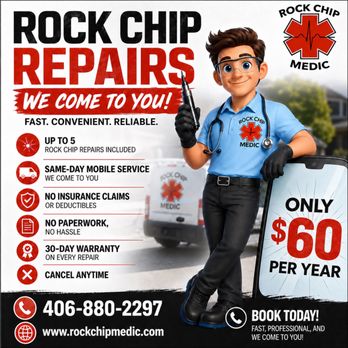 Rock Chip Medic - Windshield Installation & Repair Near Me - Missoula, Montana Rock Chip Medic - Windshield Installation & Repair Near Me - Missoula, Montana