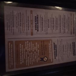 First Round - Menu