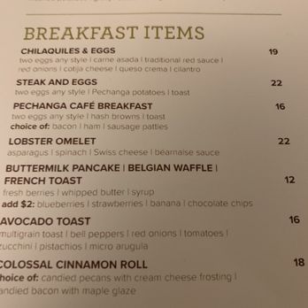 The Pechanga Cafe - Menu - New American Near Me - Temecula, California