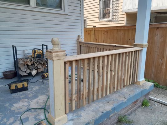 Porch Refurbish - Contact Me Today For A Free Estimate