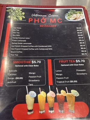 Menu photo 1 Pho MC Irving, TX